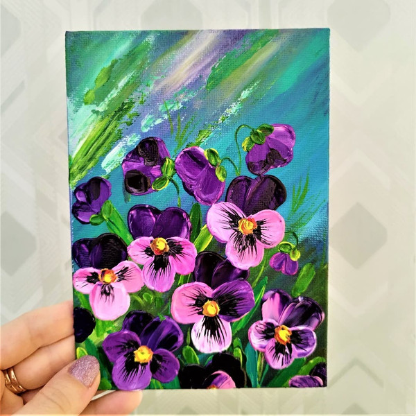Paintings-of-pansies-flowers-on-canvas-board-acrylic-framed-art.jpg
