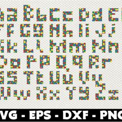 nursey number blocks, custom svg, personalized c91