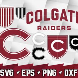 colgate raiders svg bundle , ncaa svg, ncaa bundle svg eps dxf png,digital download ,instant download