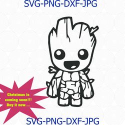 Groot svg, Baby Groot svg, dxf, png, Avengers svg, Guardians of the Galaxy svg, svg files for cricut, I am groot svg