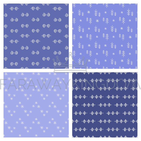 ESKIMO SET Winter Seamless Pattern Vector Illustration Print | Inspire Uplift eskimo-set-winter-seamless-pattern-vector-illustration-print-inspire-uplift