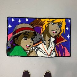 handmade custom rug anime howls moving castle