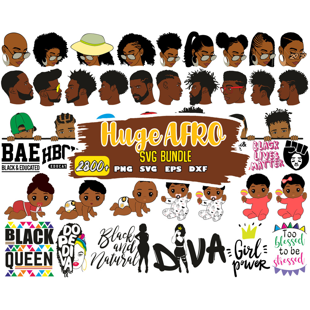 Afro Woman SVG, Afro Girl Svg, Afro Queen Svg, Afro Lady Svg, Curly Hair Svg, Black Woman.jpg