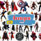 Avengers Clipart Png, Super Heroes Avengers Png, Avengers Png, Marvel Avengers, Spiderman, Hulk, Instant Download.jpg