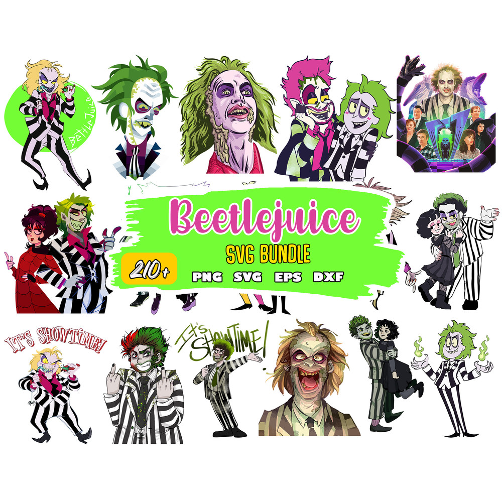 Beetlejiuce bundle svg, png, eps, dxf, Halloween svg images, Digital file, Digital download..jpg