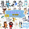 Bluey SVG bundle , Bluey SVG bundle , Silhouette, Digital download.jpg