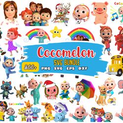 cocomelon bundle svg, cocomelon svg, cocomelon jj svg, instant download
