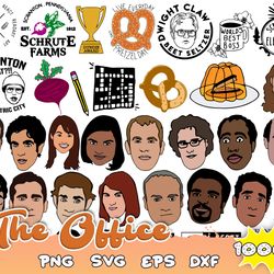 1000 the office bundle svg, the office svg files for cricut, the office tv show, the office clipart, the office vector