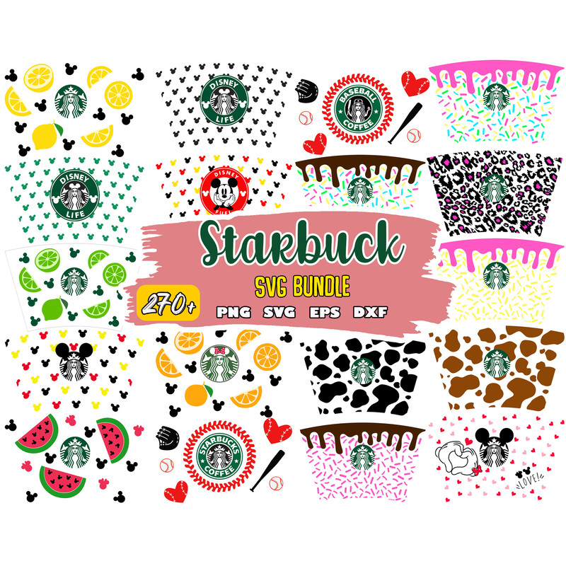 270 Starbucks Wrap Luxury SVG Bundle, Instant Download.jpg