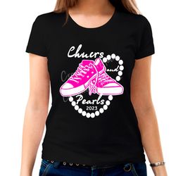 Chucrs and Pearls shirt 2023 Pink PNG, digital designs