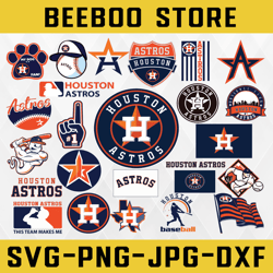 25 files houston astros svg bundle, houston astros clipart, houston svg, astros svg, vector, cricut, cut file, mlb svg,