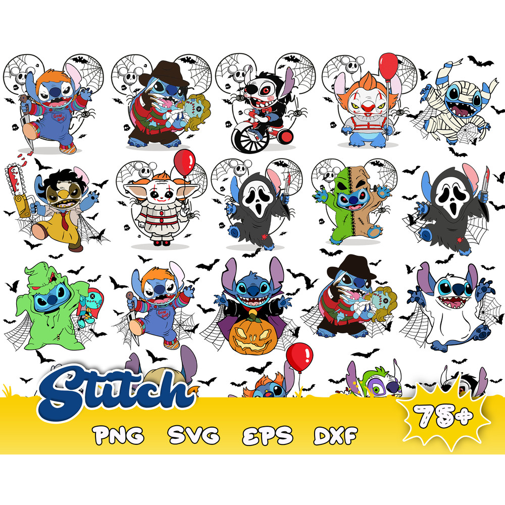 75 Stitch Bundle Horror Characters Svg, Bundle Halloween Svg, Halloween Svg, Horror Movie Svg, Cricut.jpg