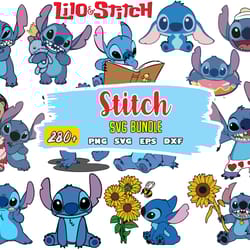 lilo and stitch svg bundle files, lilo and stitch svg for cricut, layered files, stitch svg, digital download