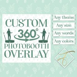 Custom 360 Photobooth Overlay Custom Videobooth Template Custom Overlay Spin Photo Booth Slow Motion Overlay Any Theme T
