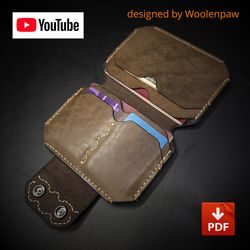Leather pattern - pasport wallet "FUTURE" - video tutorial