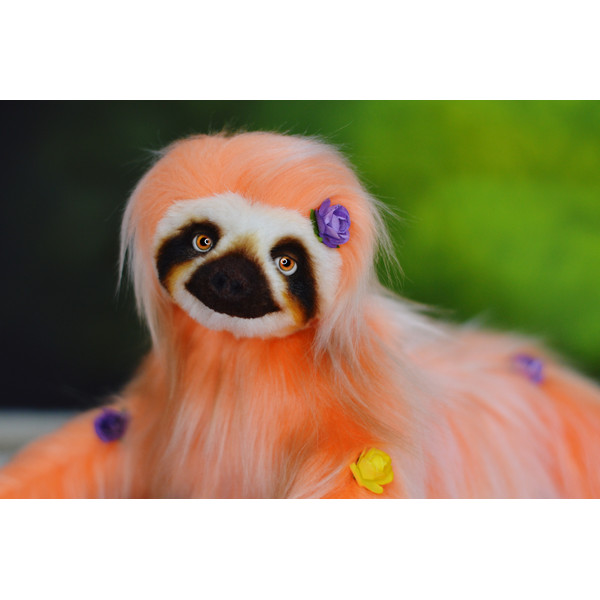 Sloth toy - art doll animal (1).JPG