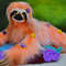 Sloth toy - art doll animal (2).JPG