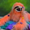 Sloth toy - art doll animal (4).JPG