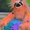 Sloth toy - art doll animal (10).JPG