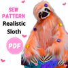 Sloth toy - art doll animal