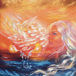 wallpaper, screensaver for phone "angel of the kind"