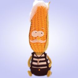 Amigurumi doll funny corn man