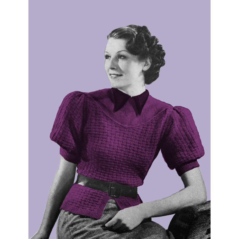 vintage knitting pattern