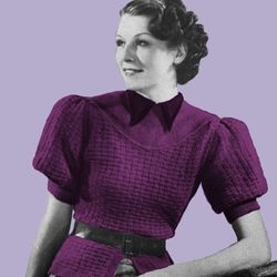 vintage knitting pattern 171 daisy design jacket women