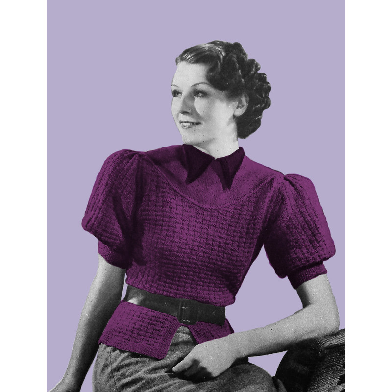 vintage knitting pattern