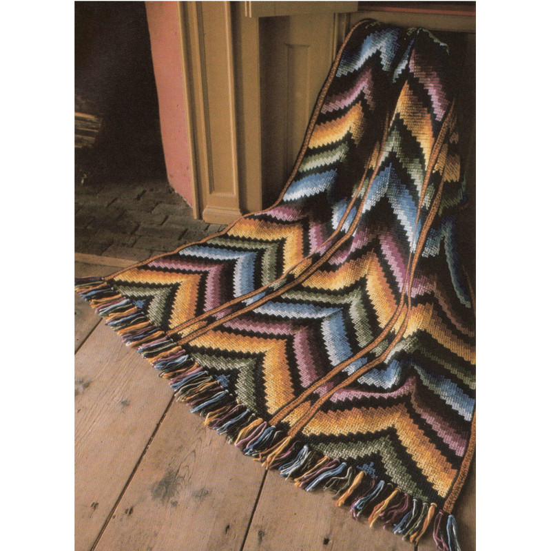 Vintage crochet pattern Afghan