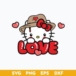 kawaii kitty benito love svg, hello kiity cartoon valentine day svg, valentine day svg
