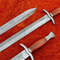 HISTORICAL ROMAN GLADIUS SWORD 24 HANDMADE DAMASCUS STEEL W ROSE WOOD HANDLE.Custom Swords, Battle Ready Swords2.jpg