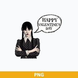 wednesday happy valentine day png, wednesday png, instant download
