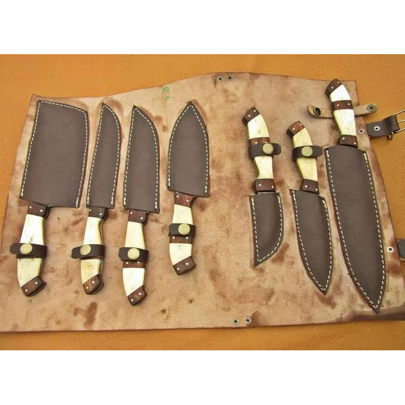 Damascus Chef Set of 7 Pieces near me