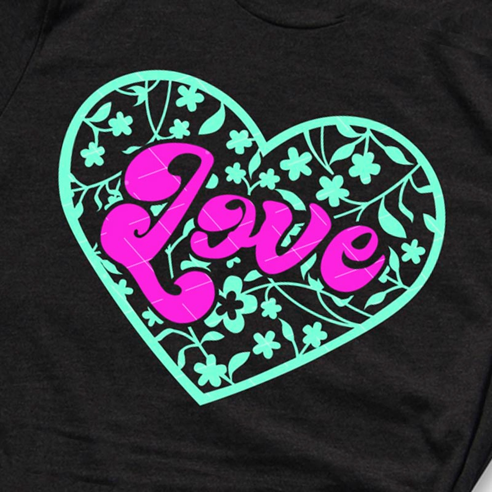 heart floral print Love blue mamalama design.jpg