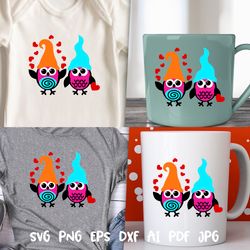 owls svg valentine shirt love sign valentines day digital downloads