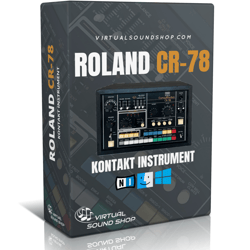 Roland CR-78 Kontakt Library - Virtual Instrument NKI Software