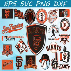 Bundle 22 Files San Francisco Giants Baseball Team Svg, San Francisco Giants Svg, MLB Team  svg, MLB Svg, Png, Dxf
