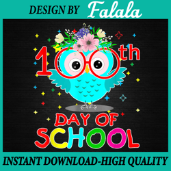 100th day of school png, cute owl png, 100 days smarter png, 100 days of school png, digital download