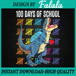 100th day of school png, 100 days png, t-rex png, dinosaur png, 100 days of school png, digital download