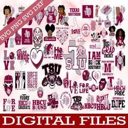 bundle 62 files texas southern football team svg, texas southern svg,  hbcu team svg, mega bundle, designs