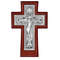 High quality wooden cross with crucifix