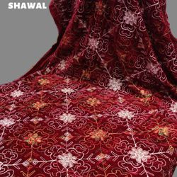 Women  Velvet Shawl