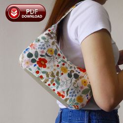 Gabrielle Shoulder Bag, Shoulder Bag, Classic Bag, Daily Bag, Sewing Pattern, Bag Pattern, instant download