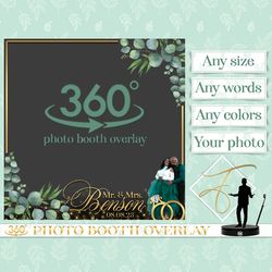 wedding 360 video booth overlay 360 overlay wedding greenery touchpix overlay wedding filter 360 overlay flowers 360