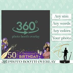 360 PhotoBooth Template Birthday Touchpix Overlay 360 Overlay for Birthday Party Touchpix 360 Overlay Videobooth Overlay
