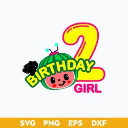 cocomelon birthday girl svg, cocomelon svg, cocomelon clipart, instant download