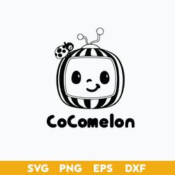 Cocomelon Outline Svg, Cocomelon Cut file Cocomelon Vector, Cocomelon Clipart