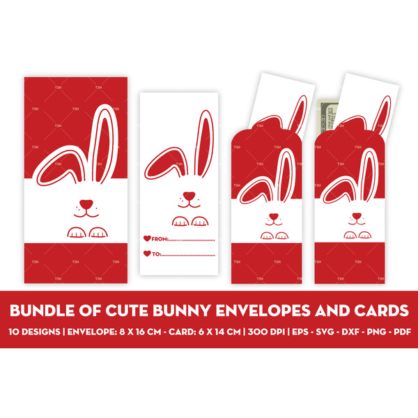 Bundle of cute bunny envelopes and cards cover 6.jpg