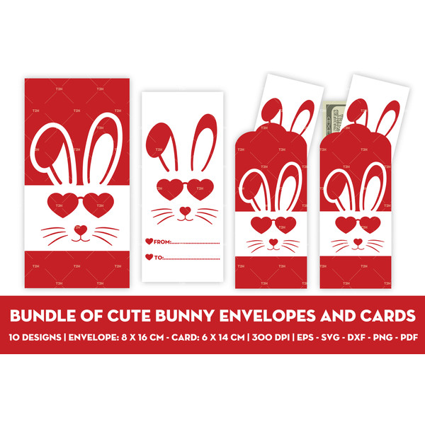 Bundle of cute bunny envelopes and cards cover 14.jpg